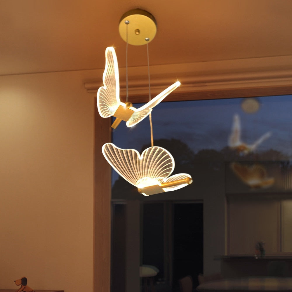 Pendentes Butterfly Led