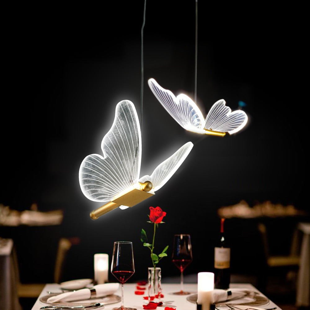 Pendentes Butterfly Led