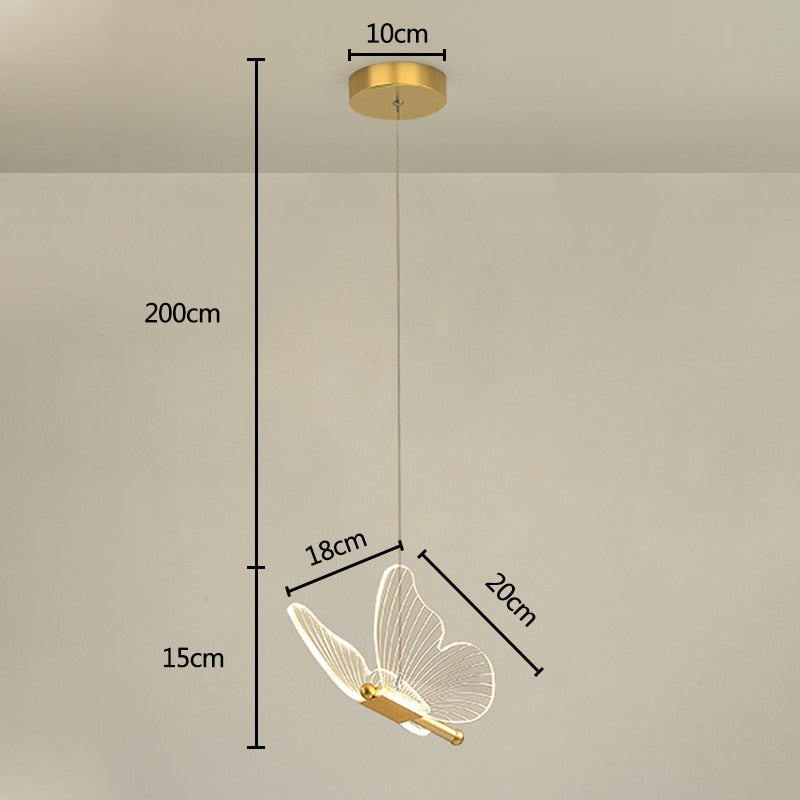 Pendentes Butterfly Led