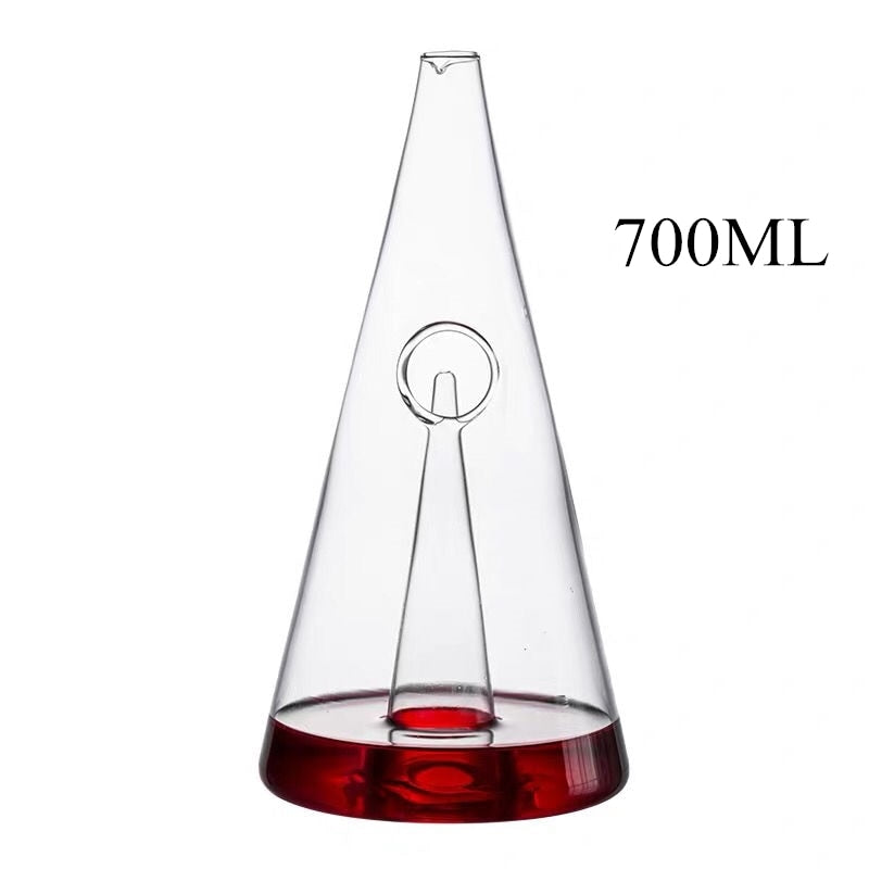 Decanter de Cristal tipo Pirâmide