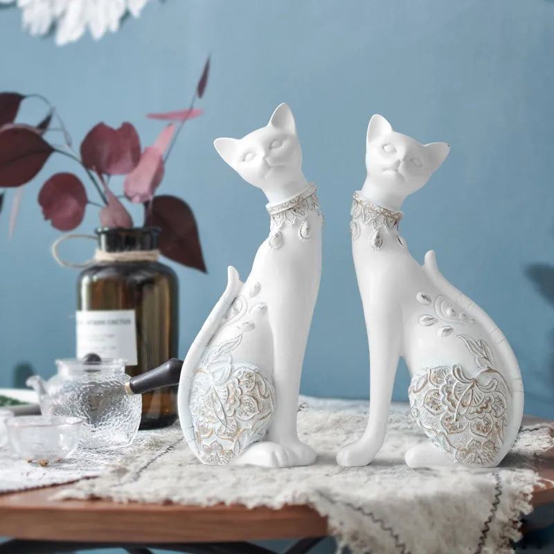 Esculturas Gatos Egícipios - OFERTA Compra 1 Leve 2 Peças