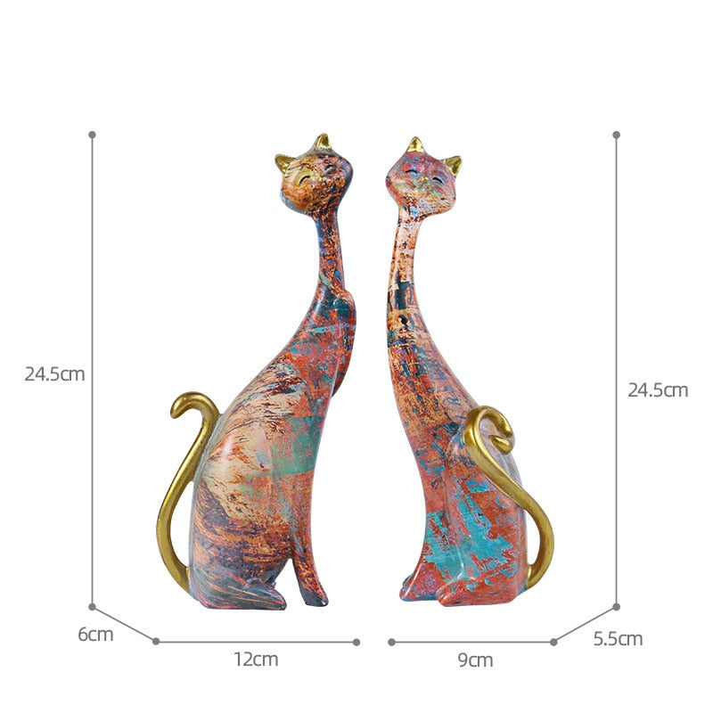 Ornamento Gatos em Cores - OFERTA LEVE 2 PAGUE 1