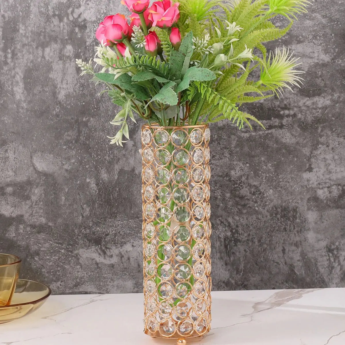 Vaso para Flores em Cristais