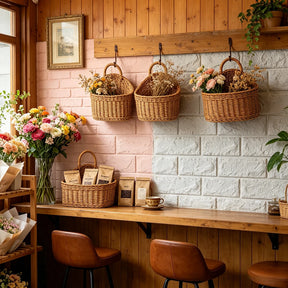 Cesto Artesanal de Rattan