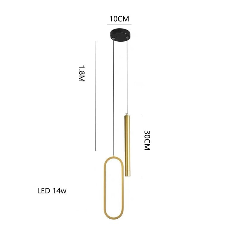 Pendente Minimalista de LED