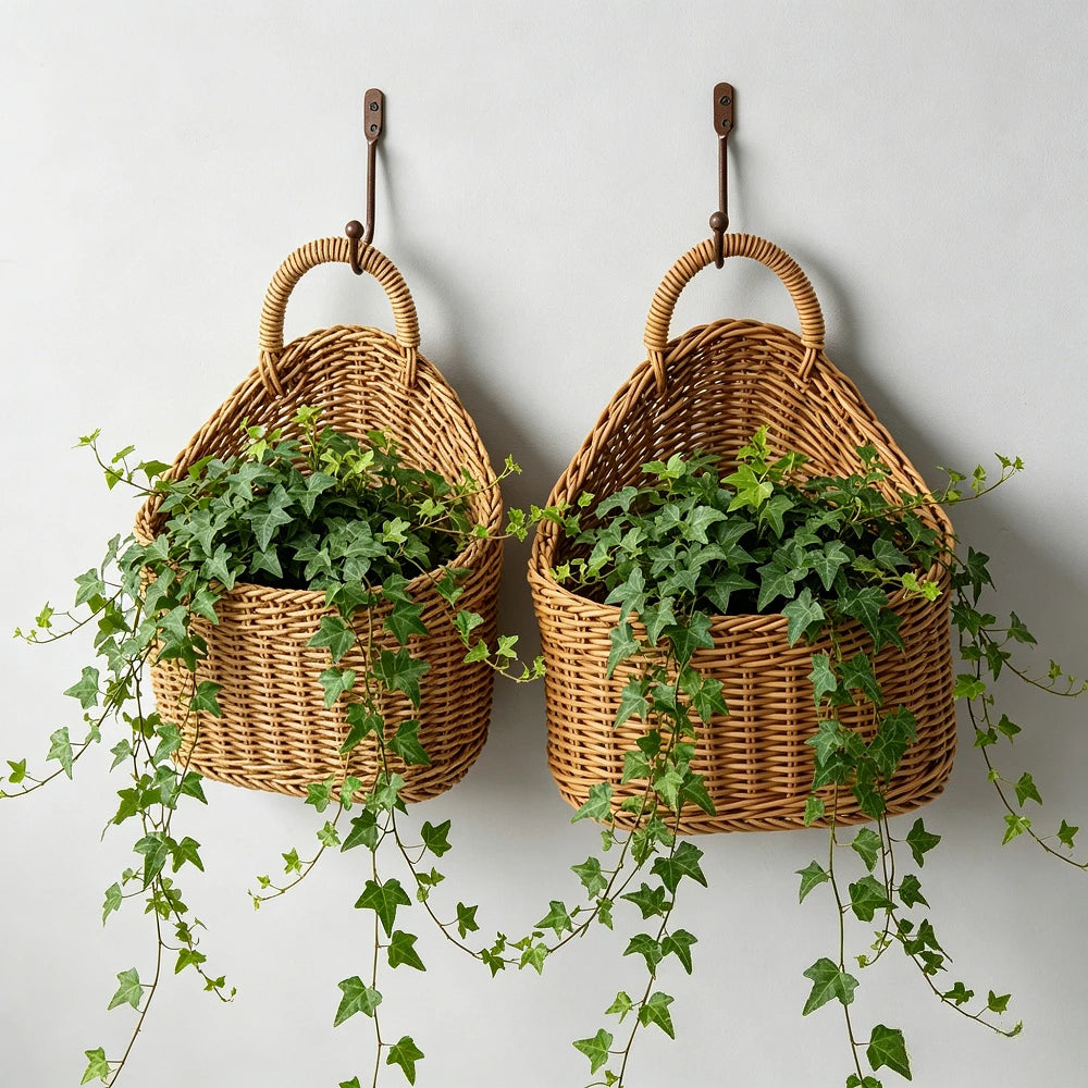 Cesto Artesanal de Rattan