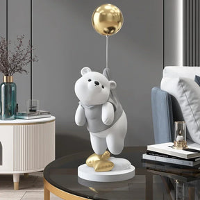 Ornamento Urso Polar e o Balão