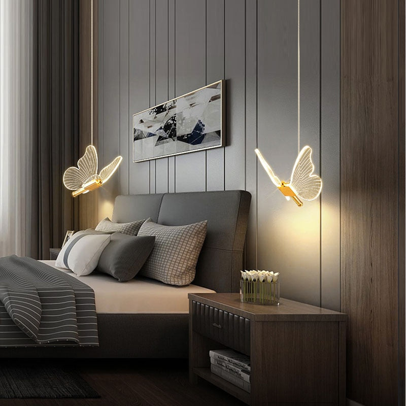 Pendentes Butterfly Led