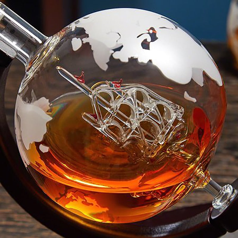 Decanter de Globo para Whisky