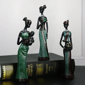 Ornamentos Mulheres Africanas Conjunto de 3 peças