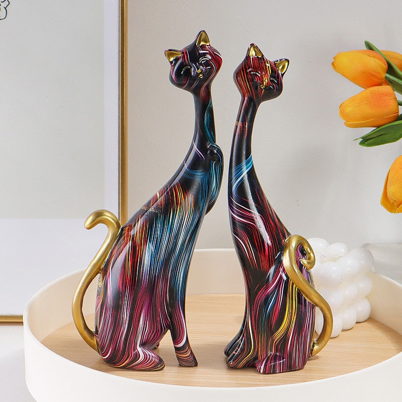 Ornamento Gatos em Cores - OFERTA LEVE 2 PAGUE 1